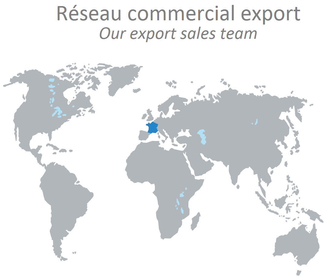 Sainte-Lizaigne : réseau commercial export